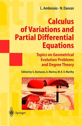 Ambrosio / Dancer / Buttazzo |  Calculus of Variations and Partial Differential Equations | Buch |  Sack Fachmedien