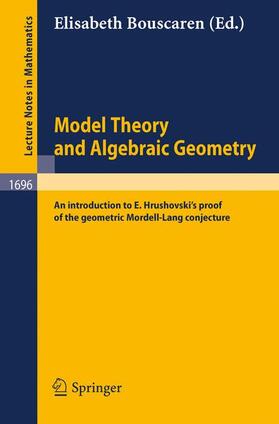 Bouscaren |  Model Theory and Algebraic Geometry | Buch |  Sack Fachmedien