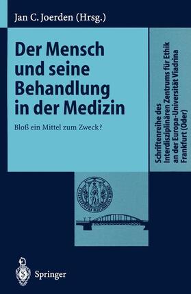 Joerden |  Der Mensch und seine Behandlung in der Medizin | Buch |  Sack Fachmedien