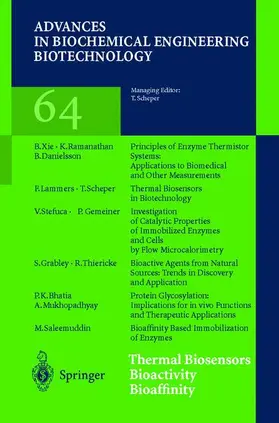 Scheper |  Thermal Biosensors Bioactivity Bioaffinity | Buch |  Sack Fachmedien