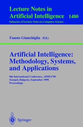 Giunchiglia |  Artificial Intelligence: Methodology, Systems, and Applications | Buch |  Sack Fachmedien