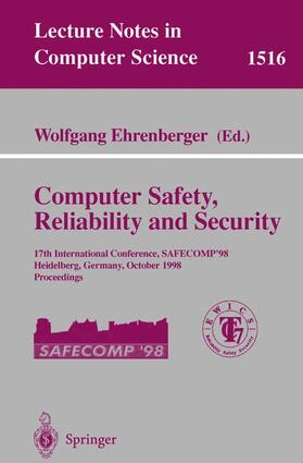 Ehrenberger |  Computer Safety, Reliability and Security | Buch |  Sack Fachmedien