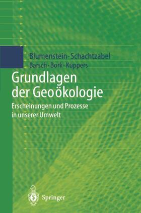 Blumenstein / Schachtzabel / Küppers |  Grundlagen der Geoökologie | Buch |  Sack Fachmedien