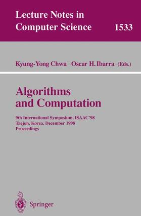 Ibarra / Chwa |  Algorithms and Computation | Buch |  Sack Fachmedien