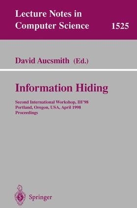 Aucsmith |  Information Hiding | Buch |  Sack Fachmedien