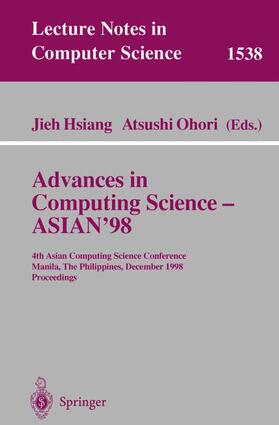 Ohori / Hsiang |  Advances in Computing Science - ASIAN'98 | Buch |  Sack Fachmedien