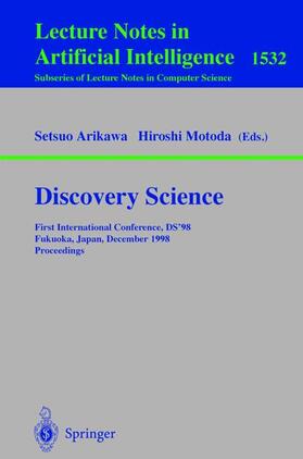 Motoda / Arikawa |  Discovery Science | Buch |  Sack Fachmedien