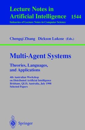 Lukose / Zhang |  Multi-Agent Systems. Theories, Languages and Applications | Buch |  Sack Fachmedien
