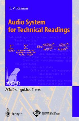 Raman |  Audio System for Technical Readings | Buch |  Sack Fachmedien