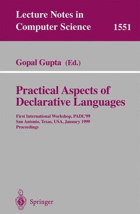 Gupta |  Practical Aspects of Declarative Languages | Buch |  Sack Fachmedien