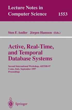 Hansson / Andler |  Active, Real-Time, and Temporal Database Systems | Buch |  Sack Fachmedien