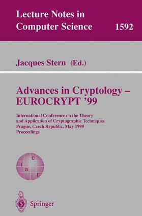 Stern |  Advances in Cryptology ¿ EUROCRYPT '99 | Buch |  Sack Fachmedien