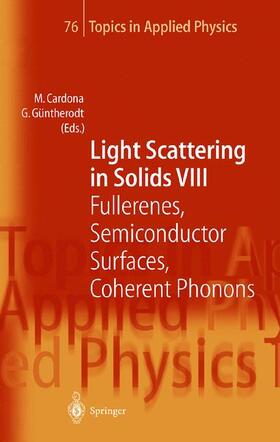 Cardona / Güntherodt |  Light Scattering in Solids VIII | Buch |  Sack Fachmedien