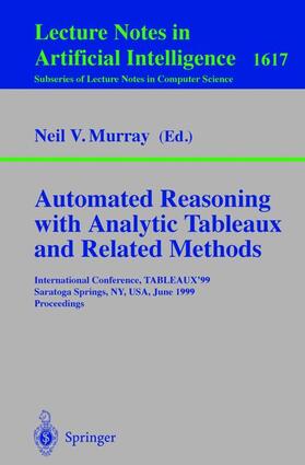 Murray |  Automated Reasoning with Analytic Tableaux and Related Methods | Buch |  Sack Fachmedien