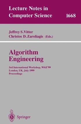 Zaroliagis / Vitter |  Algorithm Engineering | Buch |  Sack Fachmedien