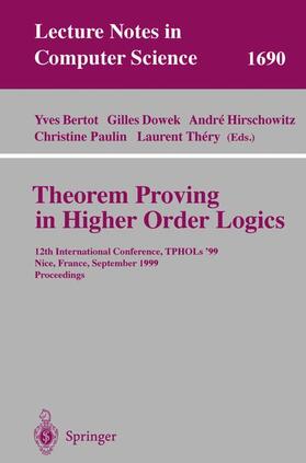 Bertot / Dowek / Thery |  Theorem Proving in Higher Order Logics | Buch |  Sack Fachmedien