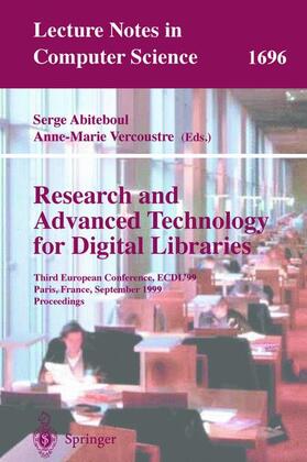 Vercoustre / Abiteboul |  Research and Advanced Technology for Digital Libraries | Buch |  Sack Fachmedien