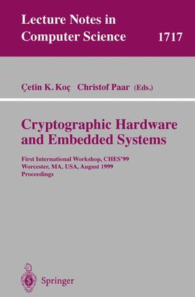 Paar / Koc |  Cryptographic Hardware and Embedded Systems | Buch |  Sack Fachmedien