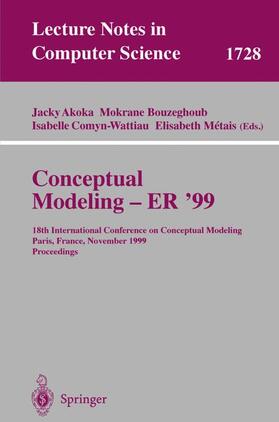 Akoka / Metais / Bouzeghoub |  Conceptual Modeling ER'99 | Buch |  Sack Fachmedien