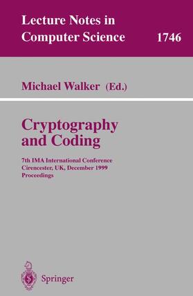 Walker |  Cryptography and Coding | Buch |  Sack Fachmedien