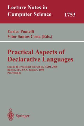 Vitor / Pontelli |  Practical Aspects of Declarative Languages | Buch |  Sack Fachmedien