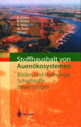 Friese / Rode / Witter |  Stoffhaushalt von Auenökosystemen | Buch |  Sack Fachmedien