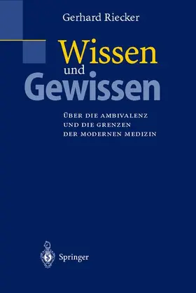 Riecker |  Wissen und Gewissen | Buch |  Sack Fachmedien