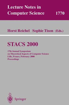 Tison / Reichel |  STACS 2000 | Buch |  Sack Fachmedien