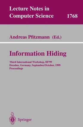 Pfitzmann |  Information Hiding | Buch |  Sack Fachmedien