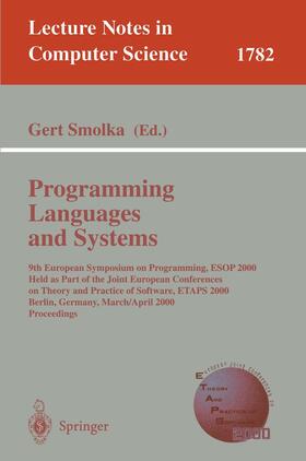 Smolka |  Programming Languages and Systems | Buch |  Sack Fachmedien