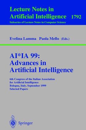 Mello / Lamma |  AI*IA 99:Advances in Artificial Intelligence | Buch |  Sack Fachmedien