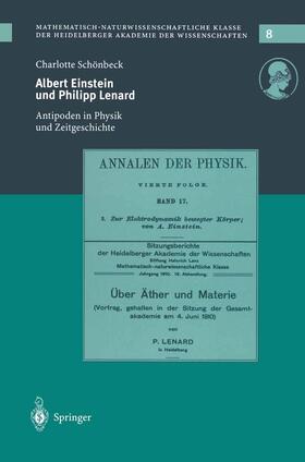 Schönbeck |  Albert Einstein und Philipp Lenard | Buch |  Sack Fachmedien