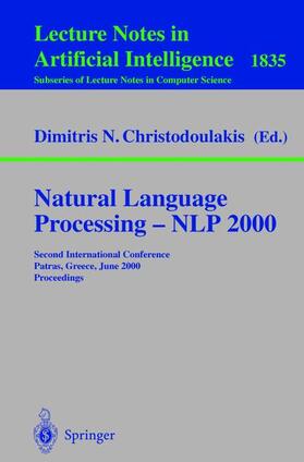 Christodoulakis |  Natural Language Processing - NLP 2000 | Buch |  Sack Fachmedien
