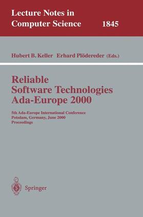 Plödereder / Keller |  Reliable Software Technologies Ada-Europe 2000 | Buch |  Sack Fachmedien