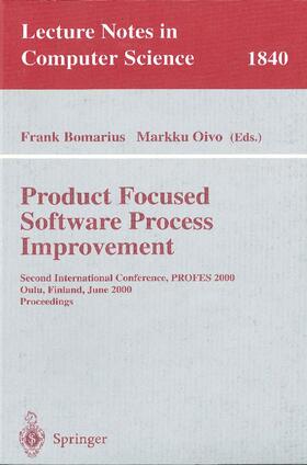 Oivo / Bomarius |  Product Focused Software Process Improvement | Buch |  Sack Fachmedien