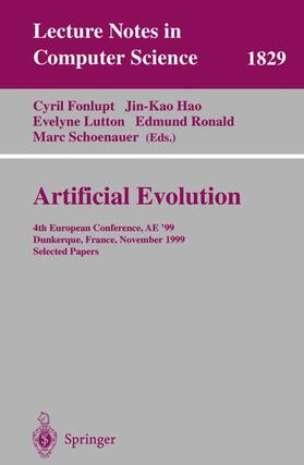 Fonlupt / Hao / Schoenauer |  Artificial Evolution | Buch |  Sack Fachmedien