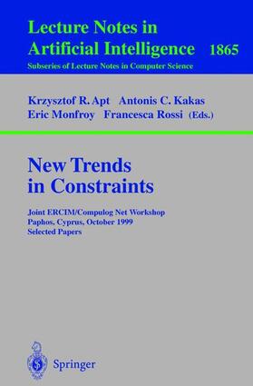 Apt / Rossi / Kakas |  New Trends in Constraints | Buch |  Sack Fachmedien