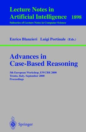 Portinale / Blanzieri |  Advances in Case-Based Reasoning | Buch |  Sack Fachmedien