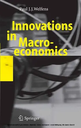 Welfens |  Innovations in Macroeconomics | eBook | Sack Fachmedien