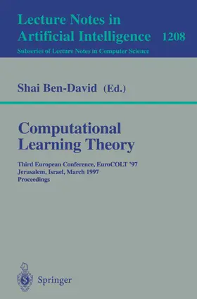 Ben-David |  Computational Learning Theory | eBook | Sack Fachmedien