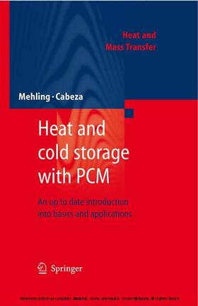Mehling / Cabeza |  Heat and cold storage with PCM | eBook | Sack Fachmedien