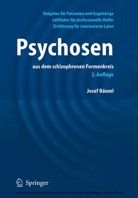 Bäuml | Psychosen: | E-Book | sack.de