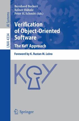 Beckert / Schmitt / Hähnle |  Verification of Object-Oriented Software. The KeY Approach | Buch |  Sack Fachmedien