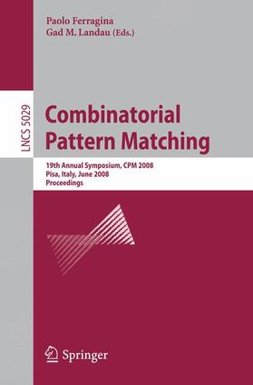 Landau / Ferragina |  Combinatorial Pattern Matching | Buch |  Sack Fachmedien