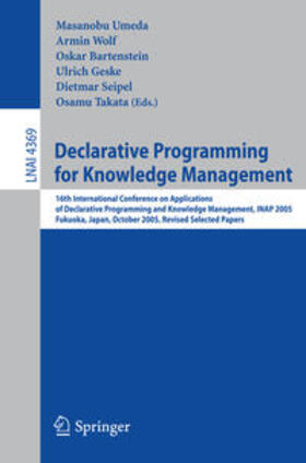 Umeda / Wolf / Bartenstein | Declarative Programming for Knowledge Management | E-Book | sack.de