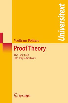 Pohlers |  Proof Theory | Buch |  Sack Fachmedien