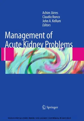 Jörres / Ronco / Kellum |  Management of Acute Kidney Problems | eBook | Sack Fachmedien