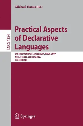 Hanus |  Practical Aspects of Declarative Languages | Buch |  Sack Fachmedien