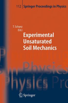 Schanz |  Experimental Unsaturated Soil Mechanics | Buch |  Sack Fachmedien