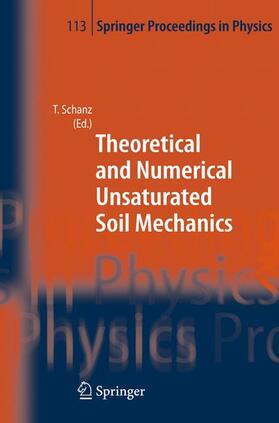 Schanz |  Theoretical and Numerical Unsaturated Soil Mechanics | Buch |  Sack Fachmedien